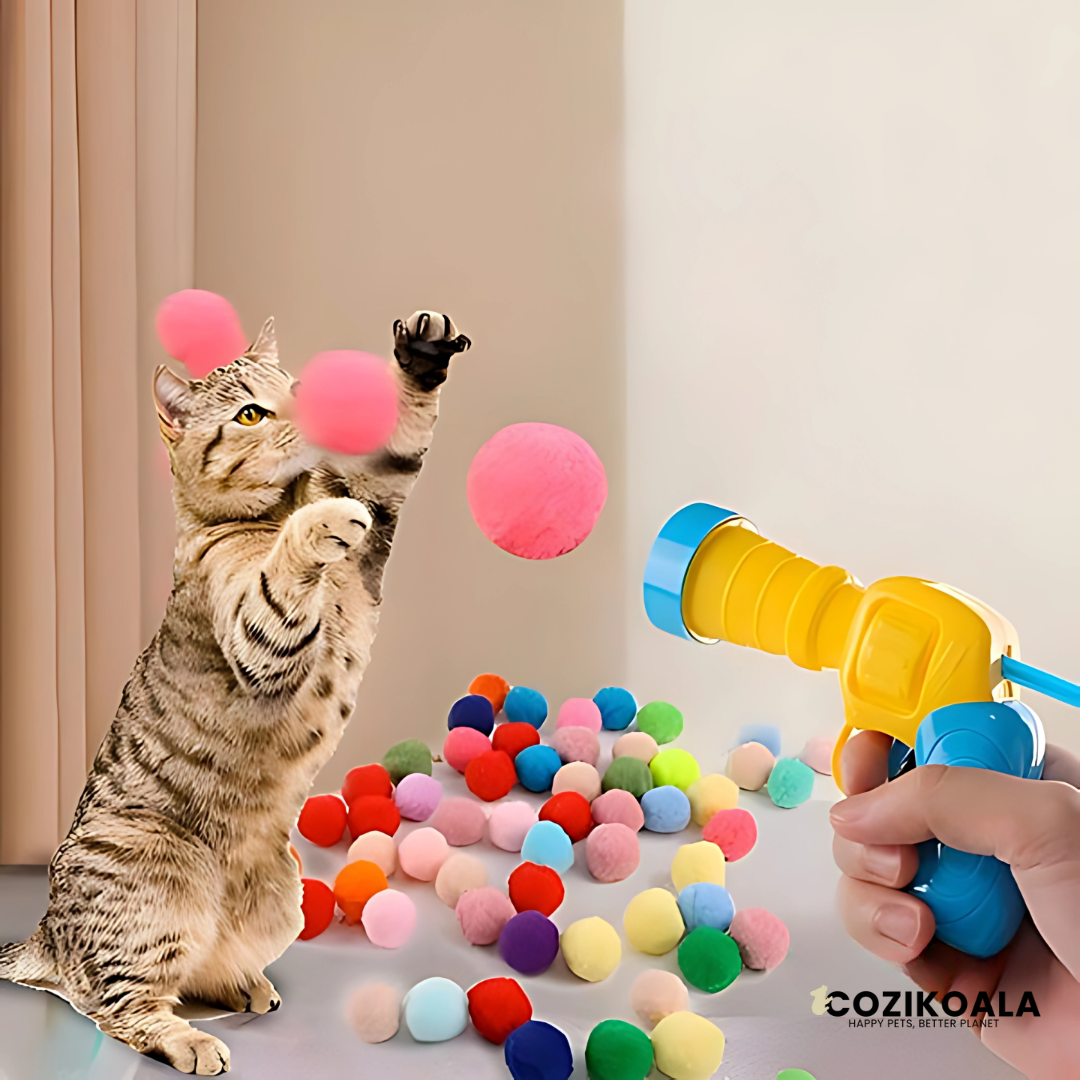 CoziKoala™ KittyGun | Play Fun Without Boredom for Active Cats