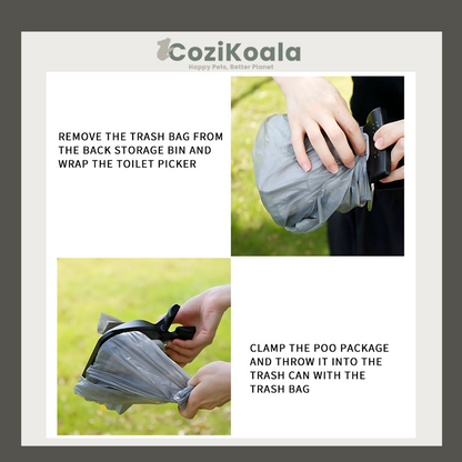 CoziKoala™ PooBuddy | Hygienic & Easy Cleanup Without Dirty Hands