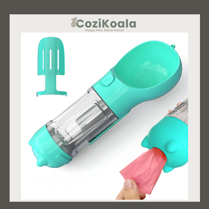 CoziKoala™ PawPack 4 in 1 Water Bottle | The Ultimate Water Bottle for While Walking Your Dog!