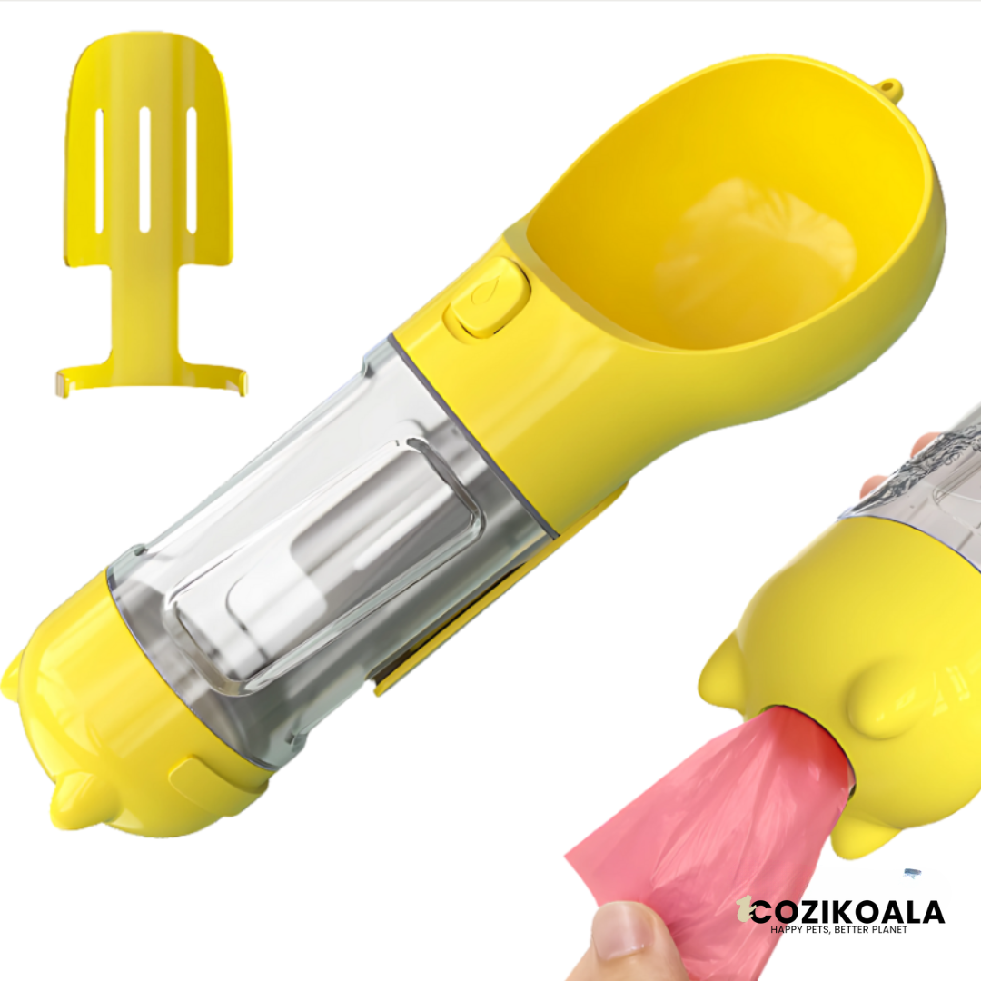 CoziKoala™ PawPack 4 in 1 Water Bottle | The Ultimate Water Bottle for While Walking Your Dog!