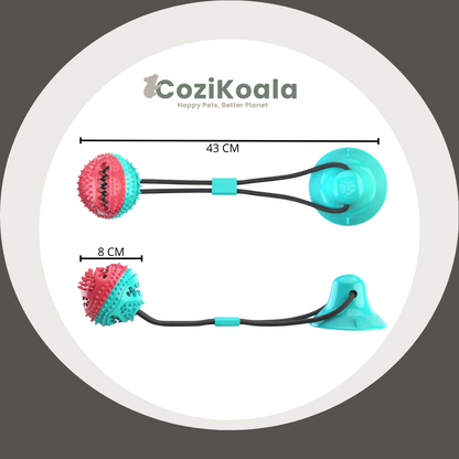 CoziKoala™ HappyBite | The Indestructible Chew Toy for Healthy Teeth and Endless Fun