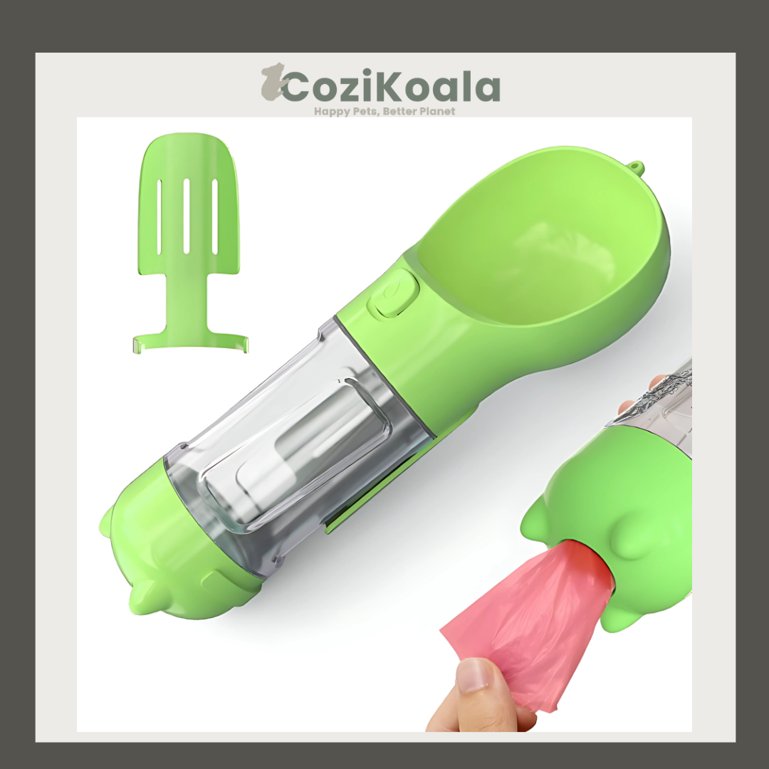 CoziKoala™ PawPack 4 in 1 Water Bottle | The Ultimate Water Bottle for While Walking Your Dog!