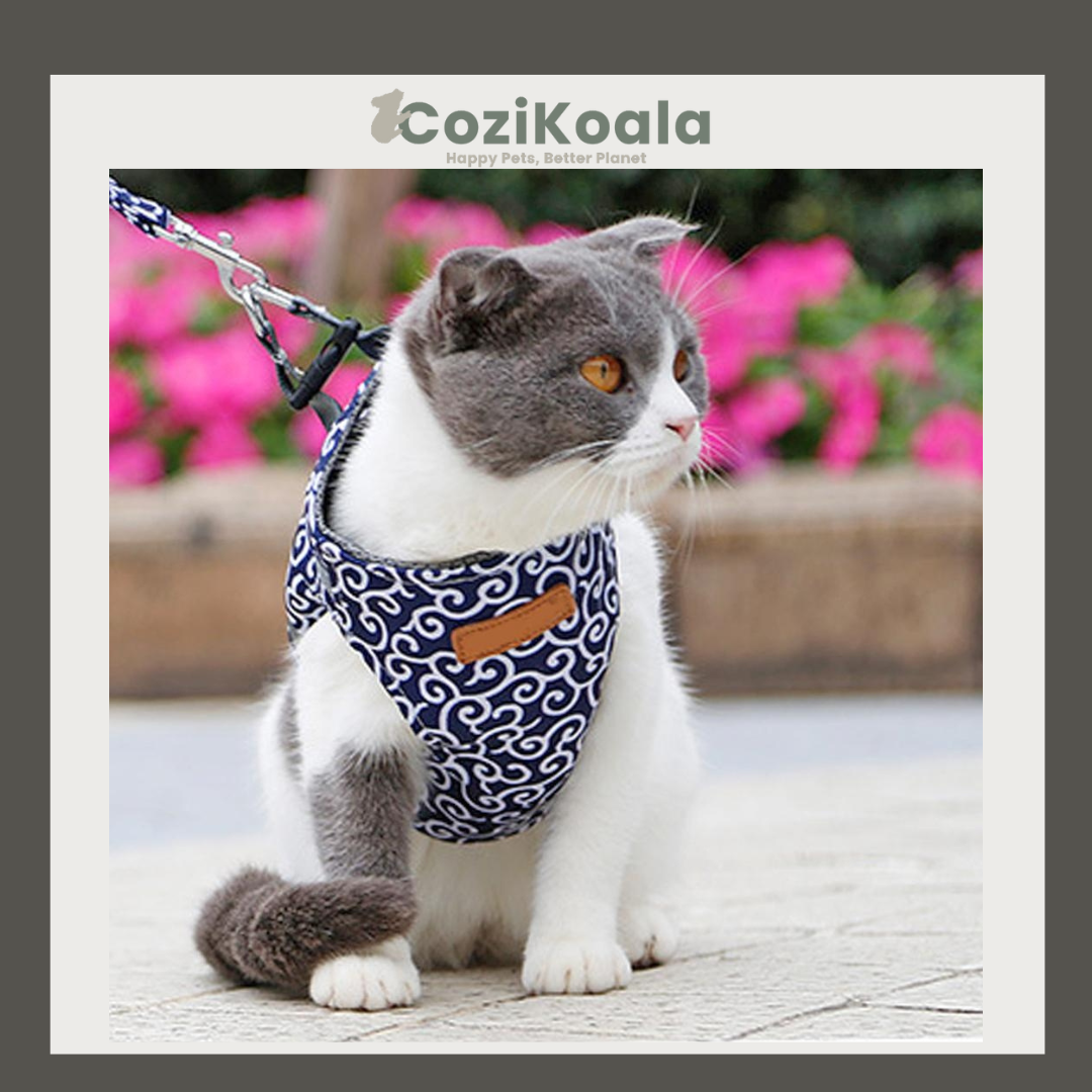 CoziKoala™ PurrfectFit | Safe and Comfortable Cat Harness Against Escapes