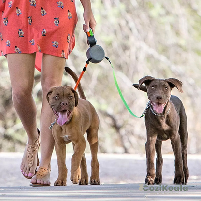 CoziKoala™ TwinWalk | Never mess with tangled dog leashes again!