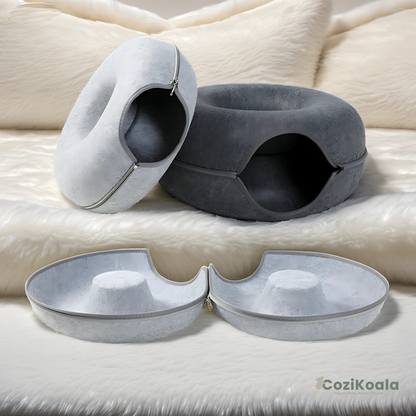 CoziKoala™ KittyDonut | The cat basket for happy cats!