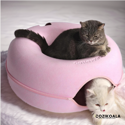 CoziKoala™ KittyDonut | The cat basket for happy cats!